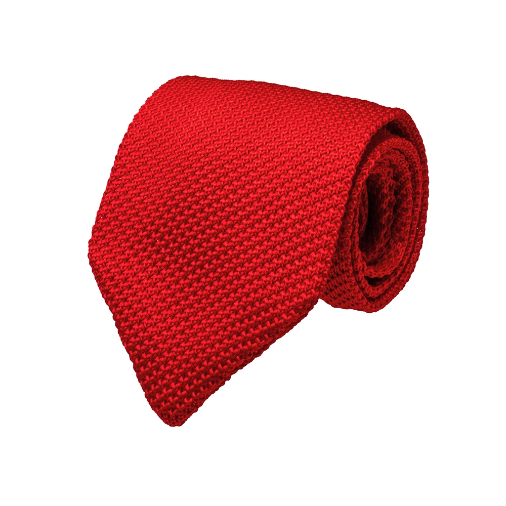 Men's Knitted Solid Neck Tie - 148cm, Cotton-Poly Blend 8 Men's Knitted Solid Neck Tie - 148cm, Cotton-Poly Blend - Image 8