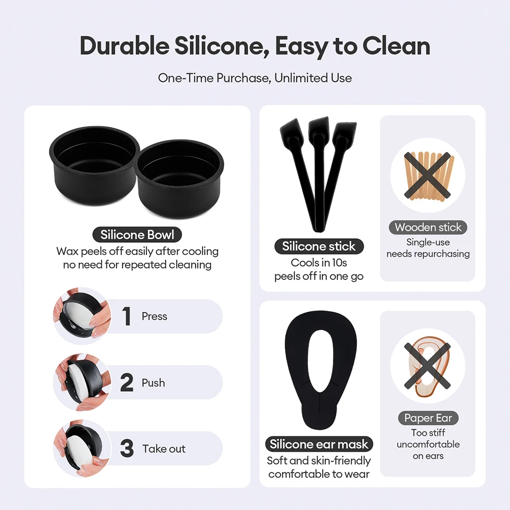 Mini Wax Heater for Facial & Nose Hair Removal 4 Mini Wax Heater for Facial & Nose Hair Removal - Image 4