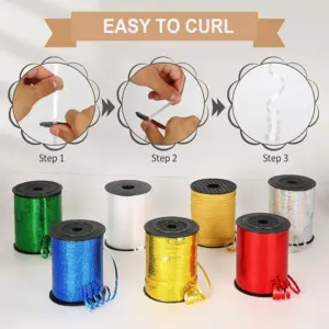 Colorful 250-Yard Curling Ribbon Set 13 S90f28dc964ce4435b4f10d685e1bfddcU