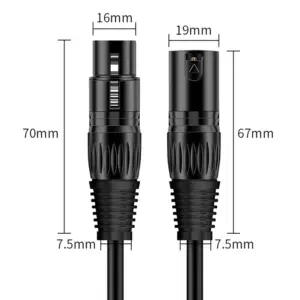 3M DMX512 XLR Cable 3m for Audio & Lighting 12 S90fed81445b04ed39e2035e1666a4f3am 1