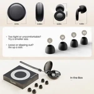 JK0121 Black Silicone Earplugs for Sleep 14 S9122d752dd5444578789f278d4f1a1941