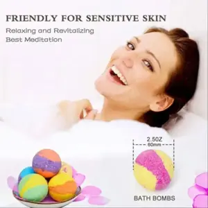 Vremou 12-Piece Bath Bomb Set with Lavender Scent 11 S91960553dddd4513901991567d063c270