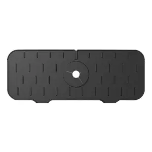 Silicone Faucet Splash Guard Mat in Black & Orange 8 S91b766af9fa04555a8ff541cd05b12dee