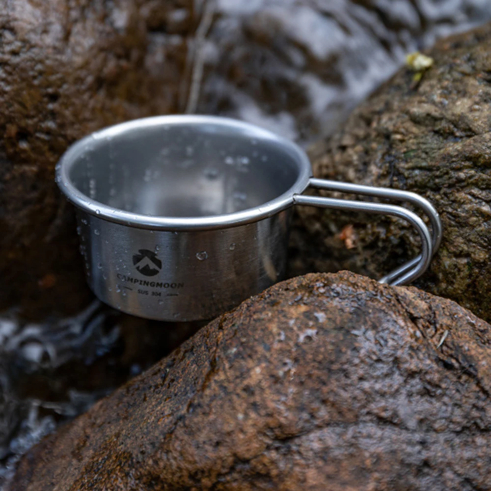 Stainless Steel Sierra Camping Cup 60ml 2 Stainless Steel Sierra Camping Cup 60ml - Image 2