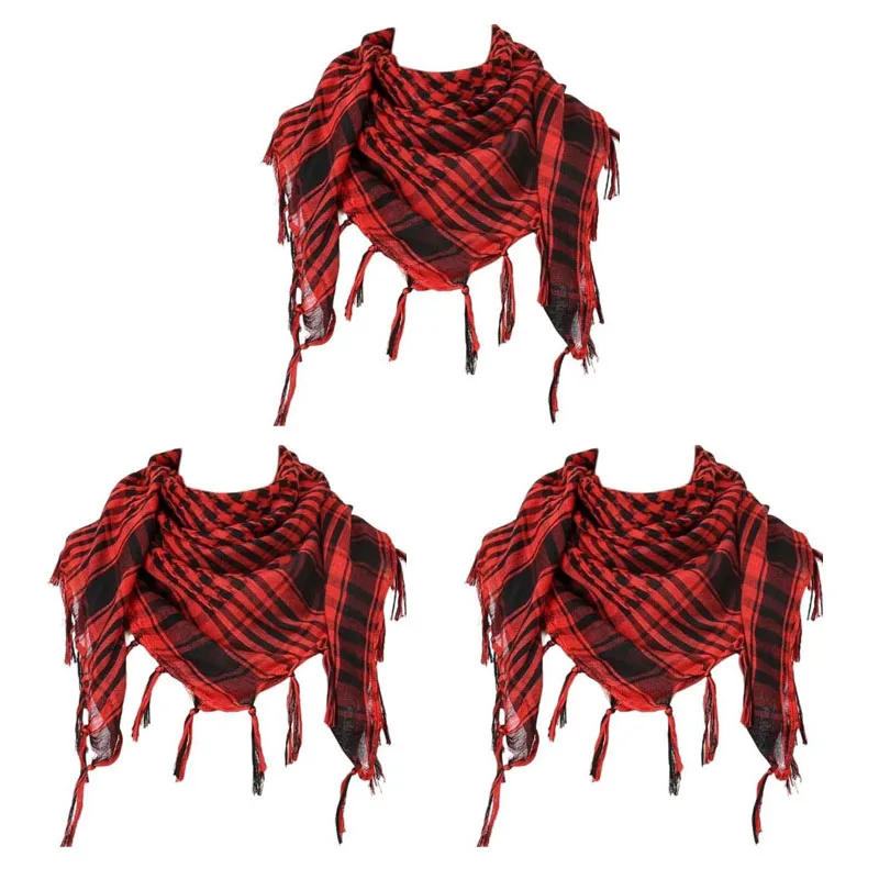 Tactical Desert Scarf with Plaid Pattern 8 Tactical Desert Scarf with Plaid Pattern - Image 8