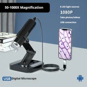 Wireless 1000X Electron Microscope for Smartphones 11 S925fb0f1653e4920a86bb12af0b574aaF