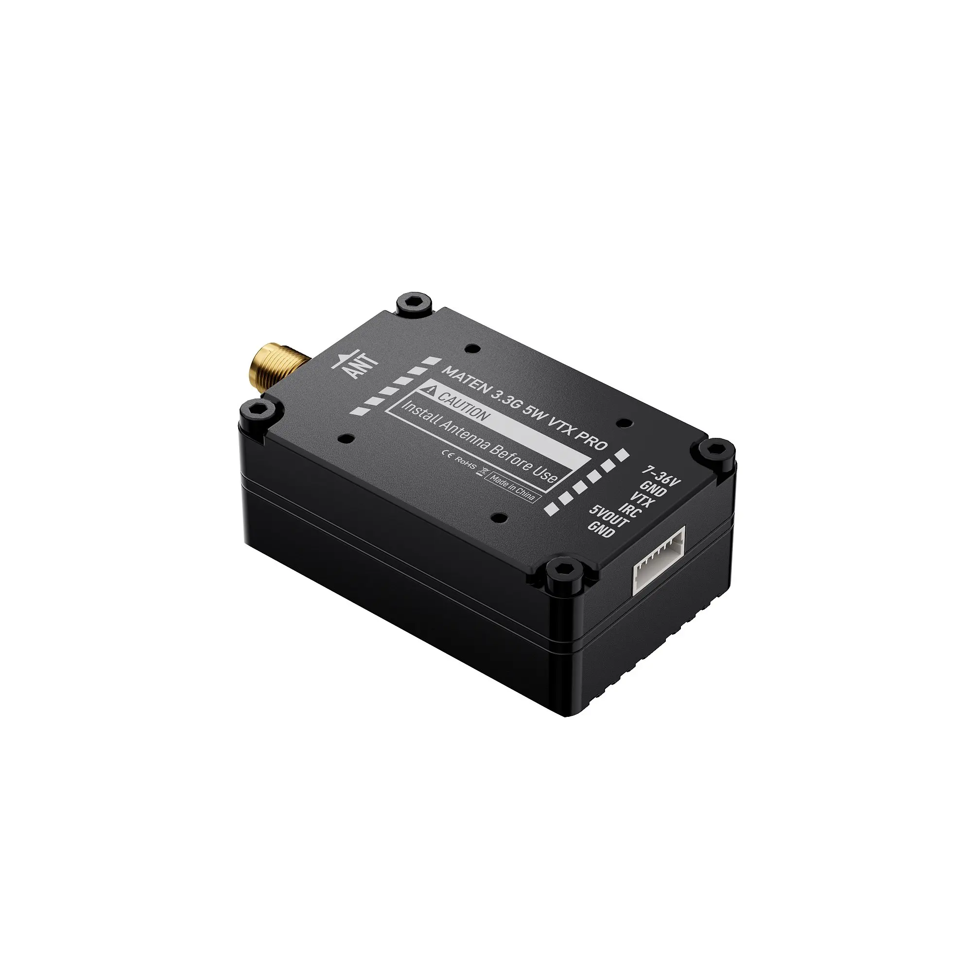 GEPRC MATEN 3.3G 5W VTX PRO Long-Range FPV Transmitter 6 GEPRC MATEN 3.3G 5W VTX PRO Long-Range FPV Transmitter - Image 6