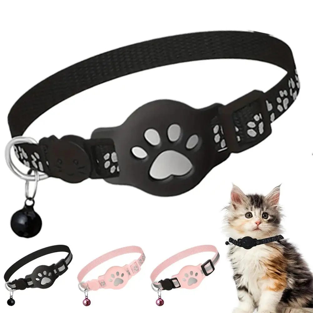 Black Small Cat GPS Collar with Real-Time Tracking 2 Black Small Cat GPS Collar with Real-Time Tracking - Image 2