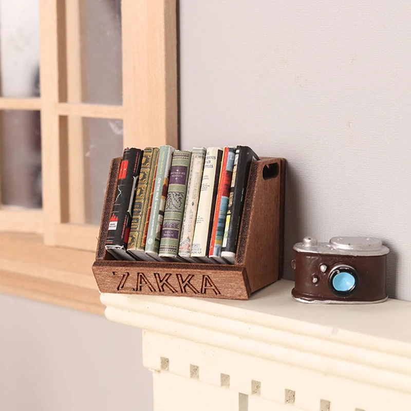 Miniature Wooden Dollhouse Storage Basket 1:12 Scale 4 Miniature Wooden Dollhouse Storage Basket 1:12 Scale - Image 4