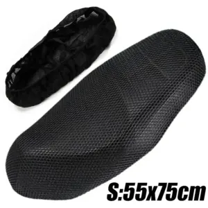 Black Honeycomb Mesh Motorcycle Seat Cover 15 S92ca6f40e0c84a1ea63772c939c3002cu 2