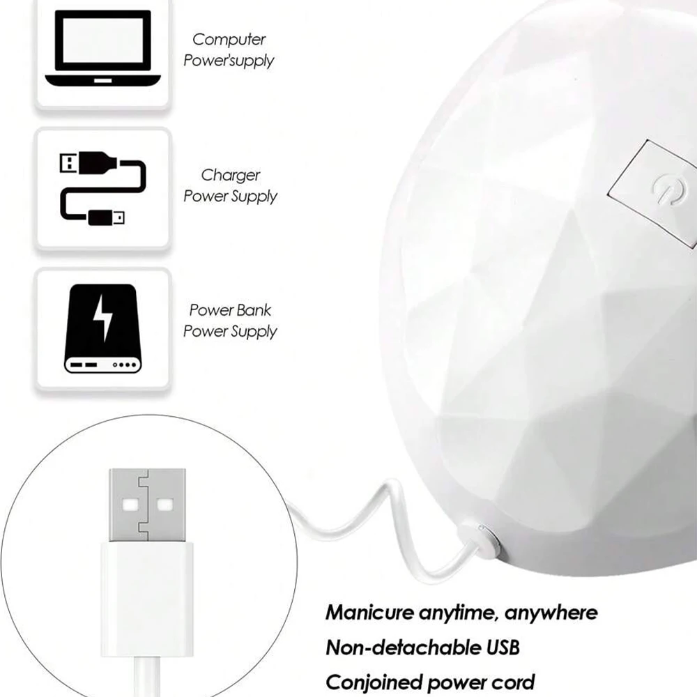 54W UV LED Nail Dryer for Gel Polishes 2 54W UV LED Nail Dryer for Gel Polishes - Image 2