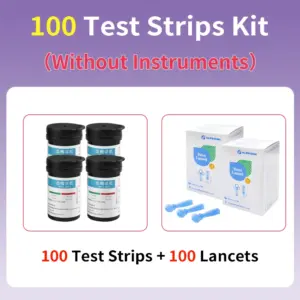 Blood Glucose Test Kit with 150 Strips & Lancets 19 S92f057a1b10d4bf38bff8896d1357de7n