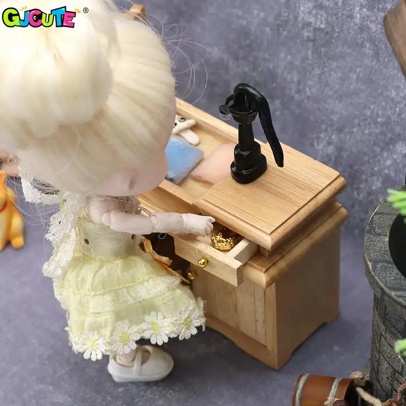 Miniature Resin Bathroom Sink Cupboard for Dollhouses 4 Miniature Resin Bathroom Sink Cupboard for Dollhouses - Image 4