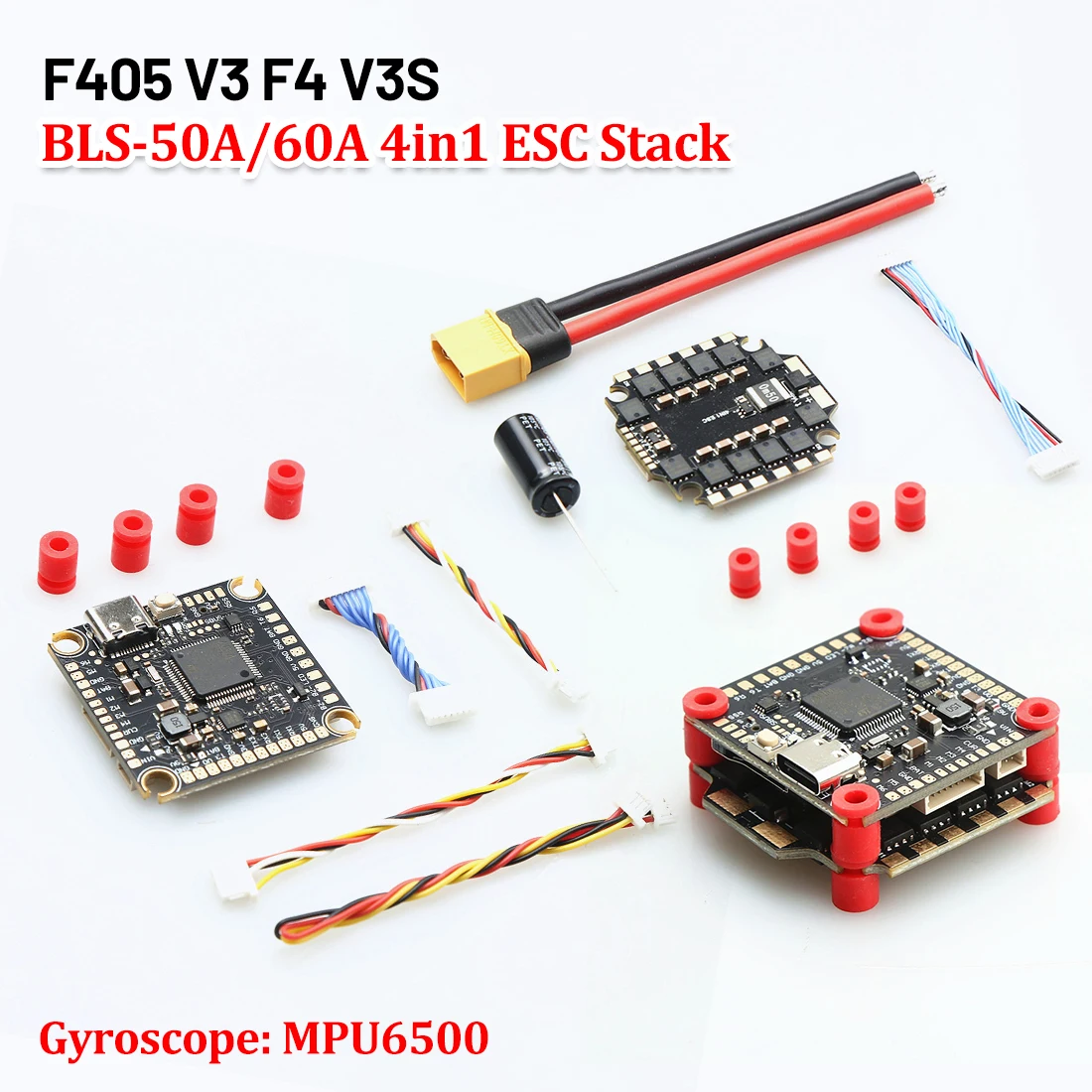 F405 V3 Flight Controller with 4-in-1 ESC Stack 6 F405 V3 Flight Controller with 4-in-1 ESC Stack - Image 6
