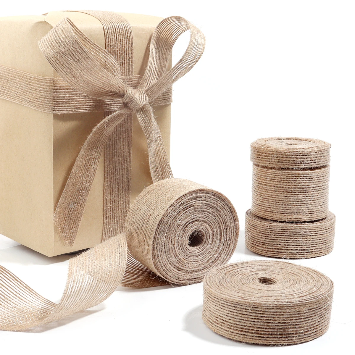 Vintage Jute and Polyester Ribbon Collection 3 Vintage Jute and Polyester Ribbon Collection - Image 3