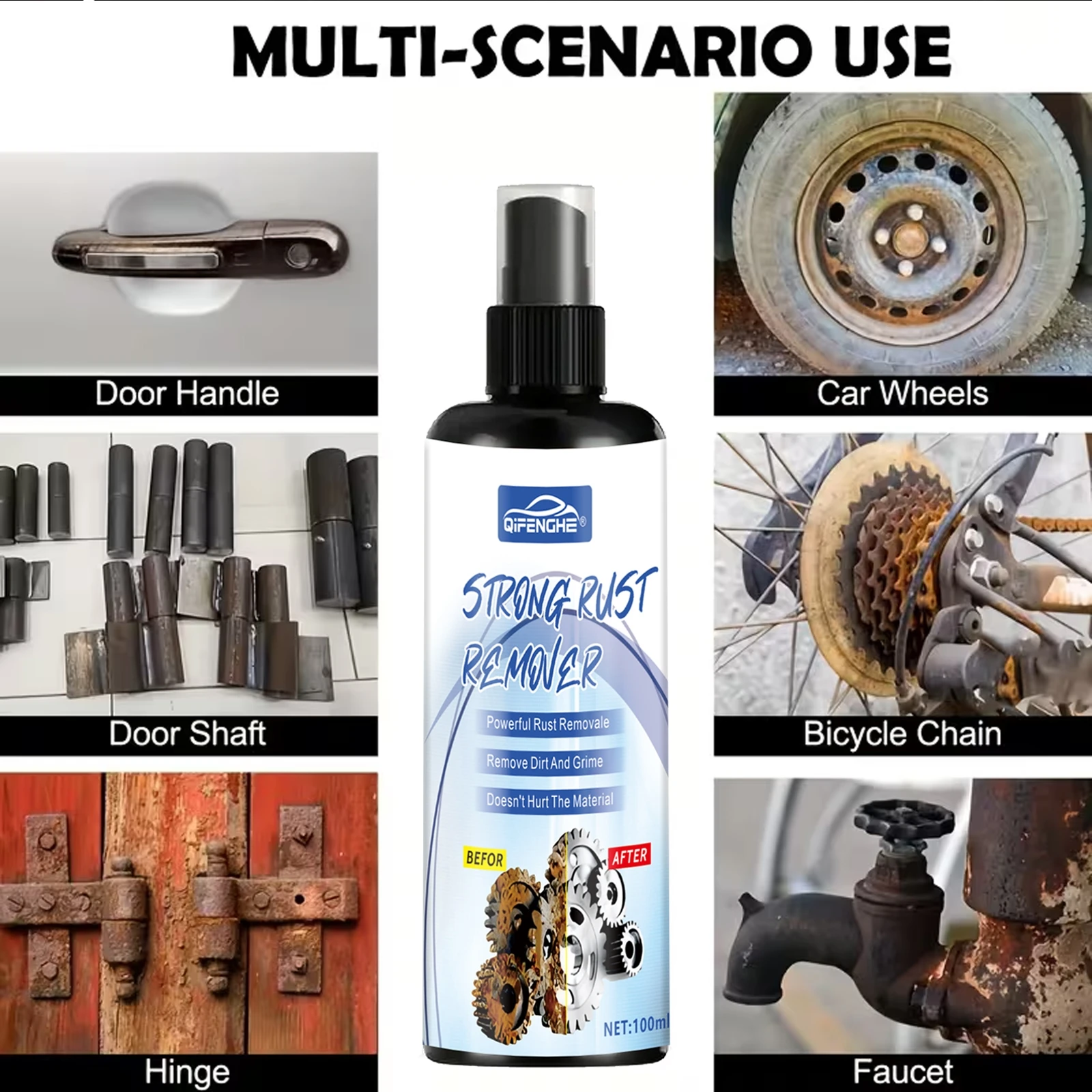 Multi-Purpose Rust Remover & Polish Spray 100ml 6 Multi-Purpose Rust Remover & Polish Spray 100ml - Image 6