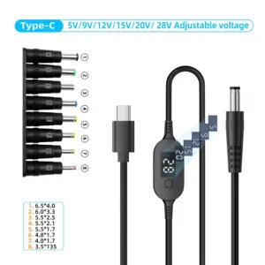 USB-C to DC Power Cable 140W, 100cm 19 S93c040a4c1724c3f8174564a236366f9z