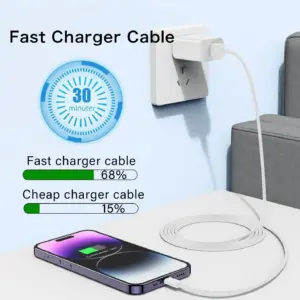 USB A to Lightning Charging Cables 3-Pack 8 S9475c8a861ff4a13b523e5fe68680aa2t