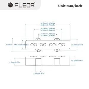 Vintage Black Alnico 5 JB Bass Pickup for 4-String Models 11 S949499c9ef7a40d89cf4c1688780c792M 1