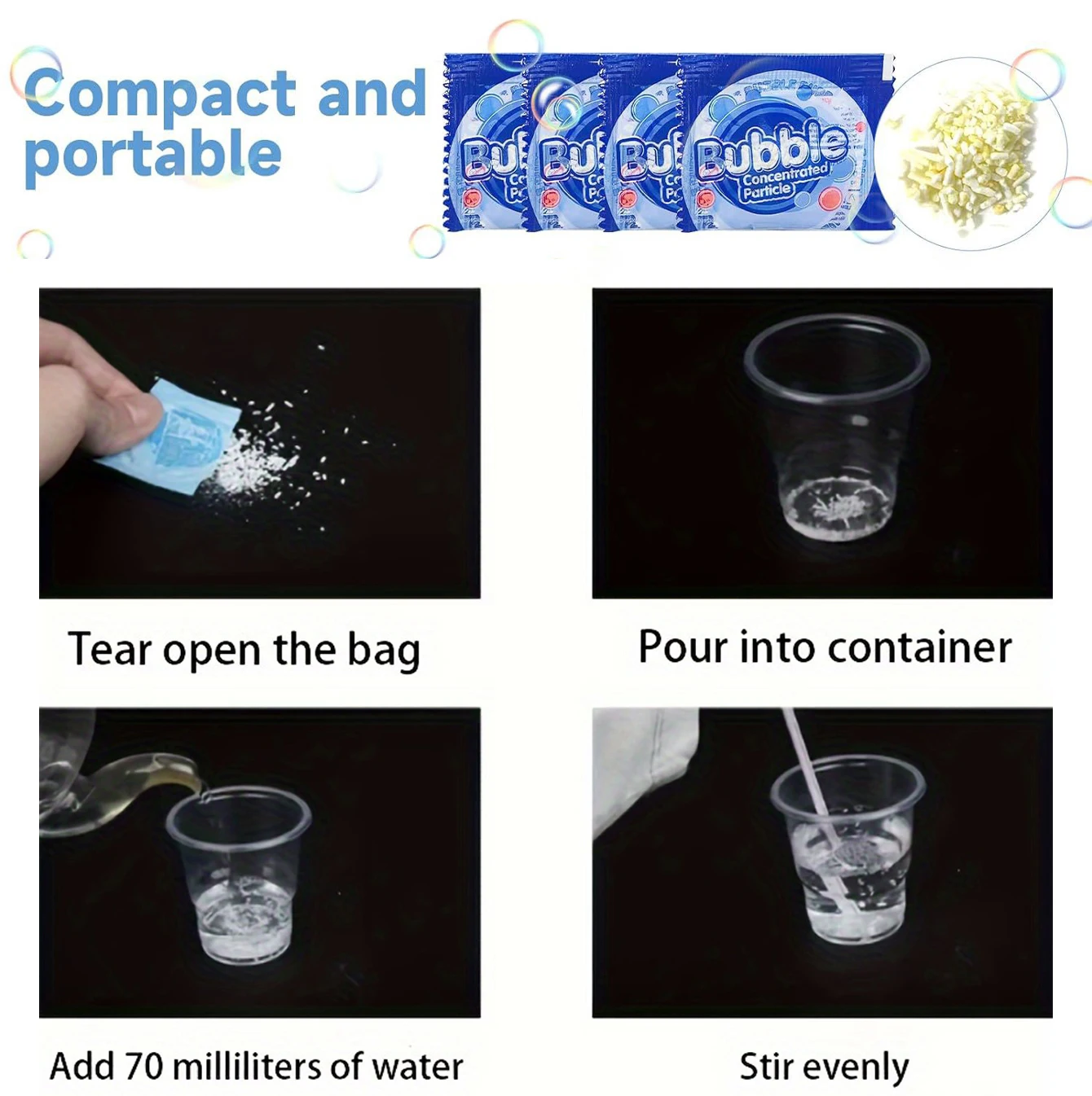 Bubble Solution Refill Set with 20 or 40 Packs 4 Bubble Solution Refill Set with 20 or 40 Packs - Image 4