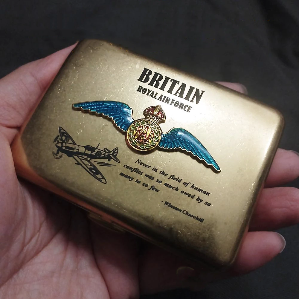 Royal Air Force Pilot Badge Cigarette Case 2 Royal Air Force Pilot Badge Cigarette Case - Image 2