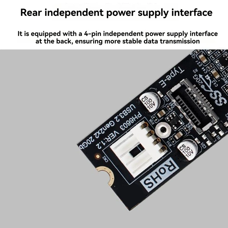 M.2 NVMe to Type-E USB 3.2 Expansion Card 5 M.2 NVMe to Type-E USB 3.2 Expansion Card - Image 5