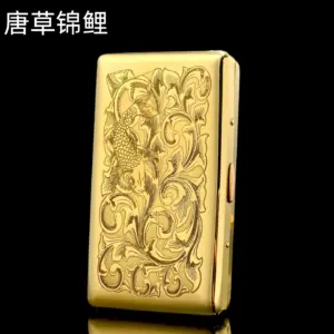 Vintage Copper Cigarette Case with Engraved Motifs 17 S957ea7d666a34569ab474bb81057f2a2Q
