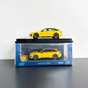 Vibrant Yellow Resin RS6 Avant Model 1/64 Scale 10 S9593af5c7b444d199448723e289d277at