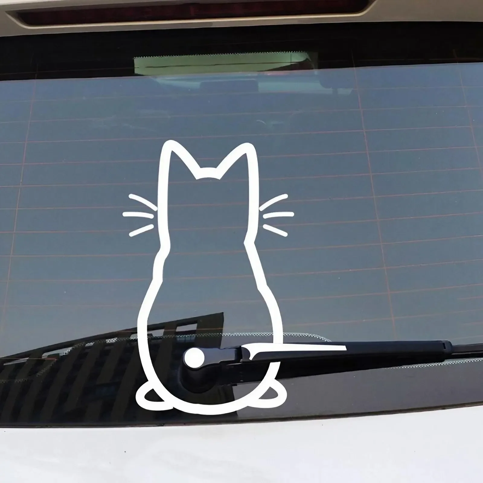 Reflective Cat Tail Car Decal - 20x32cm 4 Reflective Cat Tail Car Decal - 20x32cm - Image 4