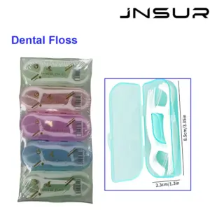 Vibrant Set of Portable Dental Floss Dispensers