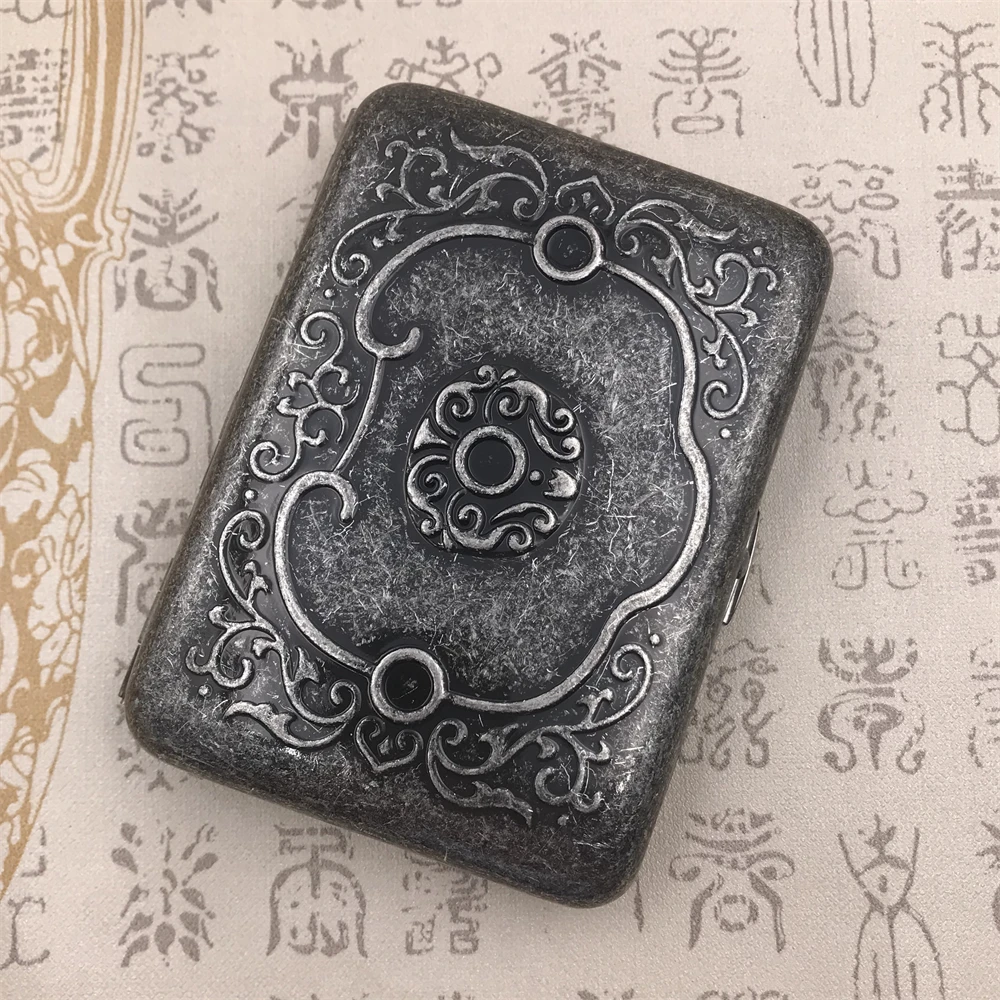 Vintage Brass Dragon Cigarette Case with Embossed Design 4 Vintage Brass Dragon Cigarette Case with Embossed Design - Image 4