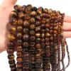 Yellow Tiger Eye Beads for Jewelry Making