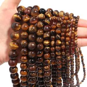 Yellow Tiger Eye Beads for Jewelry Making