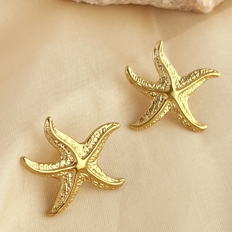 Vintage Starfish Earrings for Women 3 Vintage Starfish Earrings for Women - Image 3