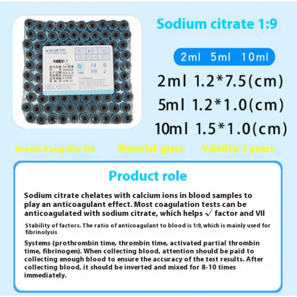 Disposable Veterinary Blood Collection Tubes 2ml-10ml 6 Disposable Veterinary Blood Collection Tubes 2ml-10ml - Image 6