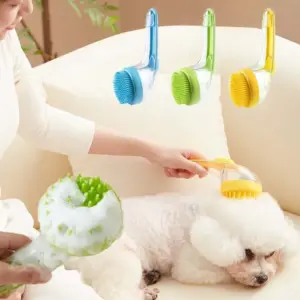 Bright Pet Bathing Brush for Cats and Dogs