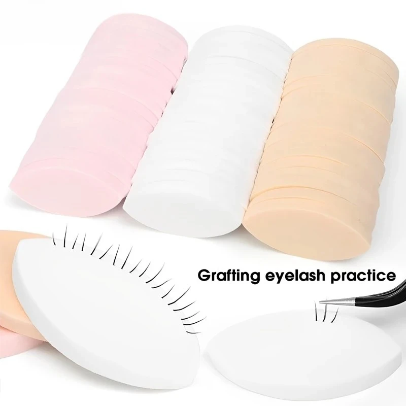 Reusable Eyelash Practice Pad Set with Markings 1 Reusable Eyelash Practice Pad Set with Markings