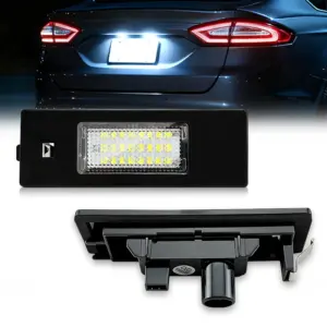BMW LED License Plate Lights Set of Two 12V 3W 6000K