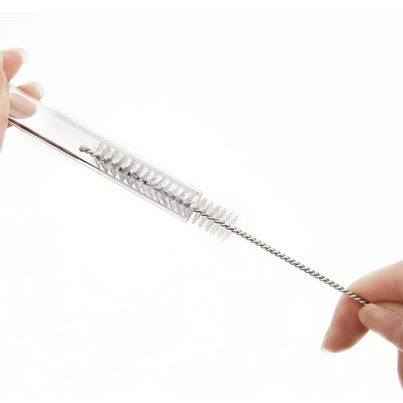Stainless Steel Drinking Straw Cleaning Brushes Set 2 Stainless Steel Drinking Straw Cleaning Brushes Set - Image 2