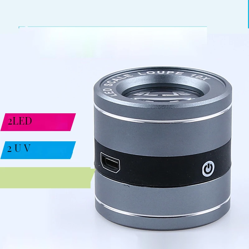 Portable Jewelry Loupe with 10X Magnification and LED 5 Portable Jewelry Loupe with 10X Magnification and LED - Image 5