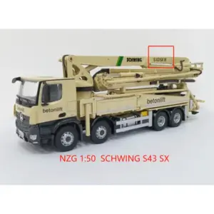 1:50 Cement Pump Truck Model for Collectors 17 S982c172443cb4c6d8f8da09d23c0f4c8v