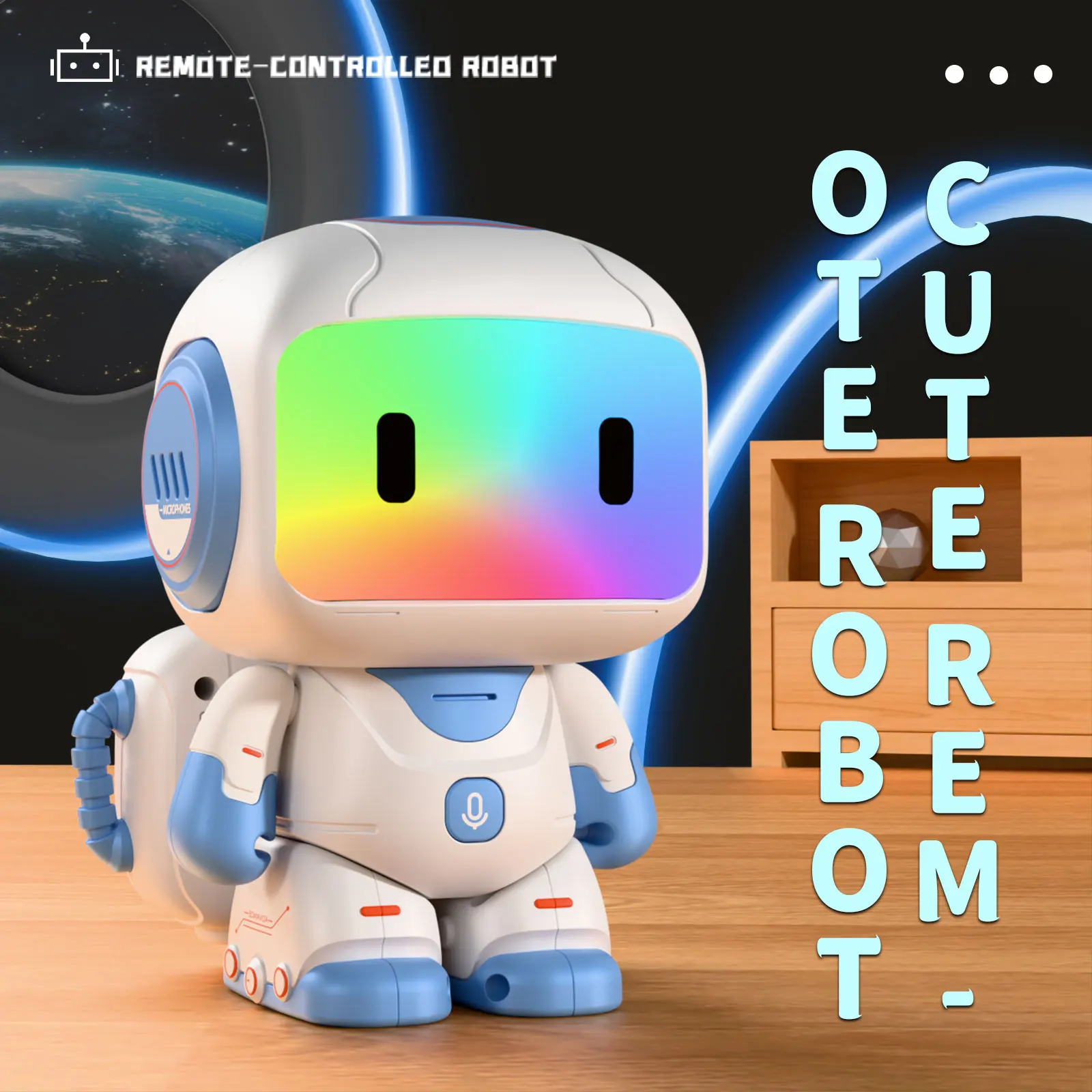 Colorful Remote Control Sensor Robot for Ages 14+ 2 Colorful Remote Control Sensor Robot for Ages 14+ - Image 2