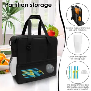 Black Slushie Machine Carrying Bag for SLUSHi FS300 & FS301 8 S9865ecaabe4f4f1ba7c791c57dd31c50W