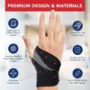 Adjustable Wrist Brace for Support and Comfort