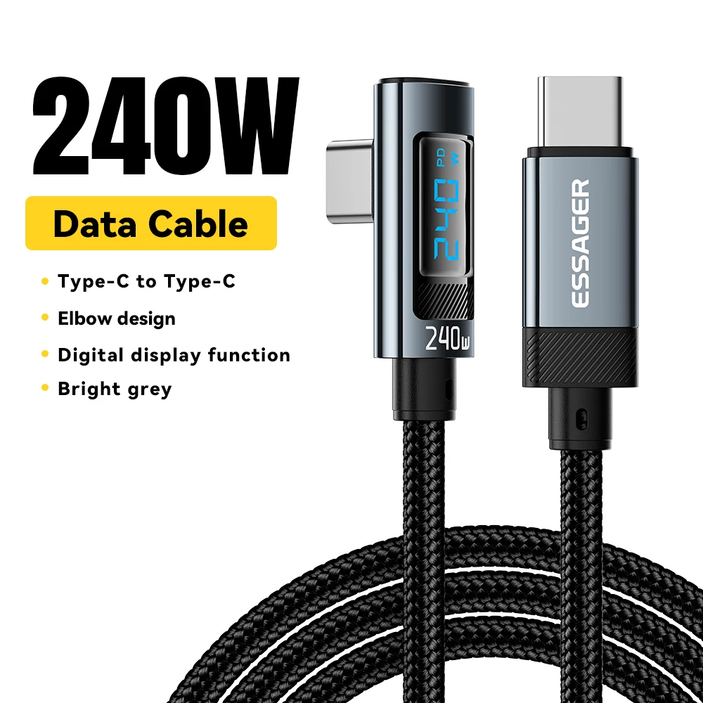 Essager 240W USB Type C Charging Cable 7 Essager 240W USB Type C Charging Cable - Image 7