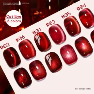 Cherry Wine Red Gel Nail Polish Set 13 S98c92d6a441f47bba4305419afae9c40d