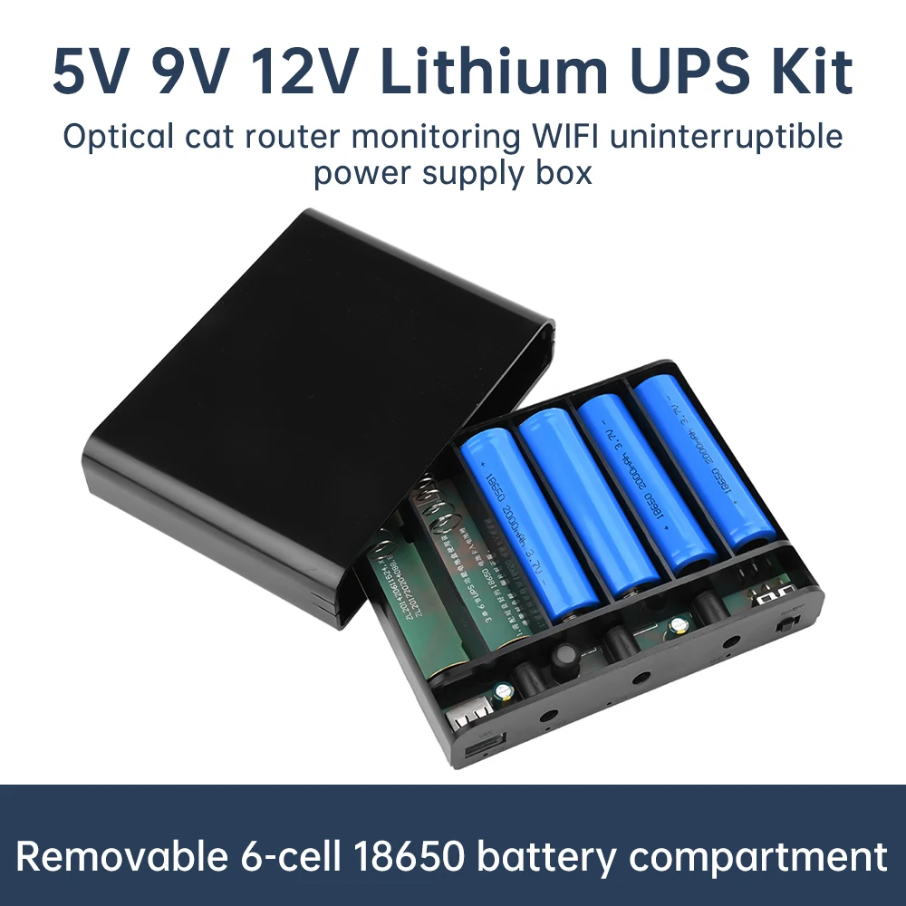6-Battery Power Supply Box for 18650 Cells 2 6-Battery Power Supply Box for 18650 Cells - Image 2