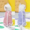 Striped Cat Post-Surgery Recovery Suit in Sizes S-XL