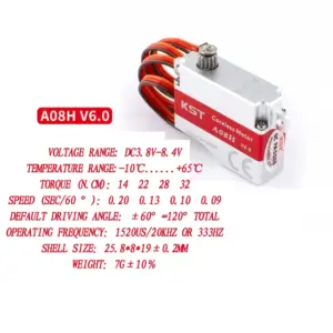 KST A08H/ A08N V6.0 Micro Servo 3.2kgf·cm 16 S98f57f84f79f41b68955ed09dcc6cafaz
