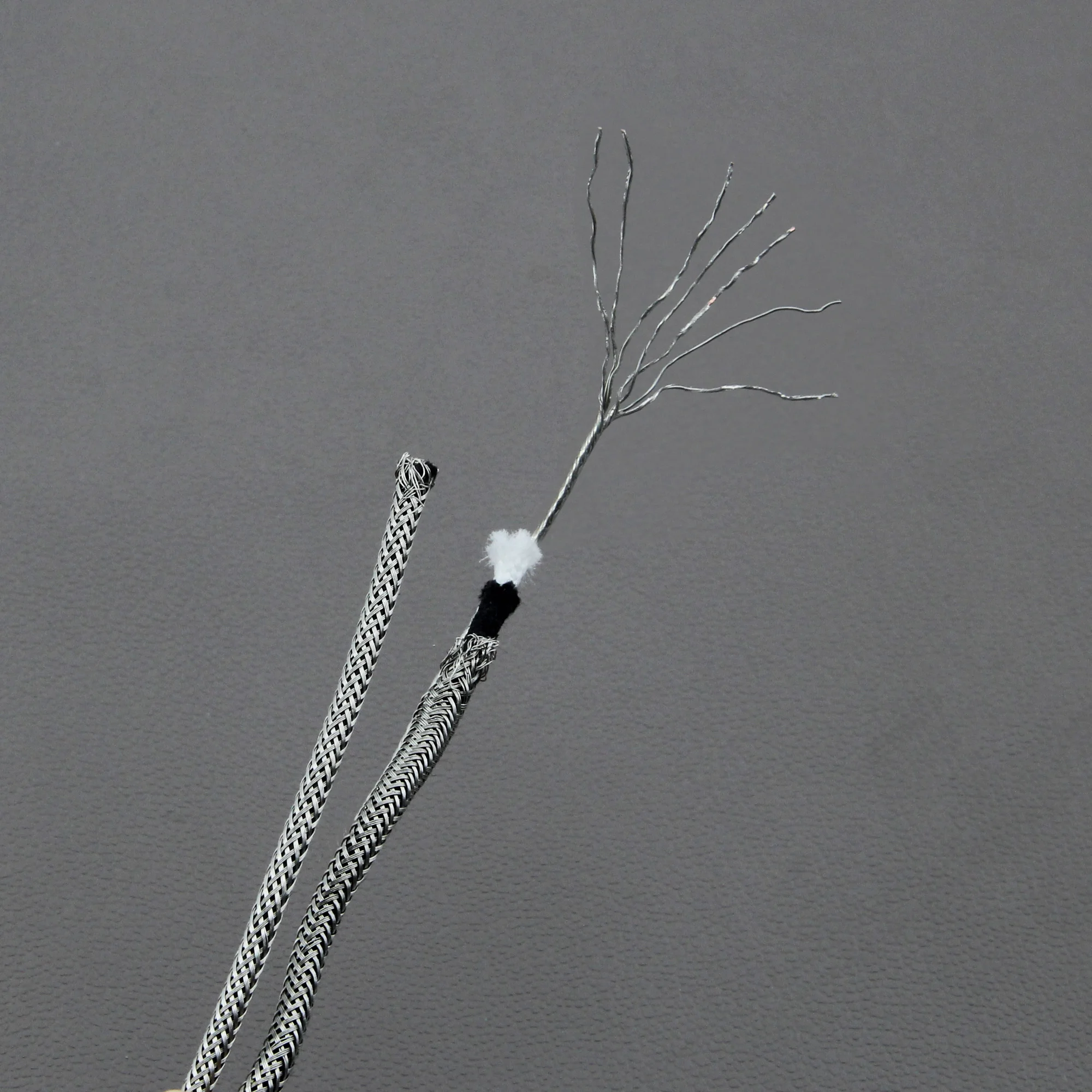 Vintage Nickel Braided Guitar Wiring Wires Set 2 Vintage Nickel Braided Guitar Wiring Wires Set - Image 2